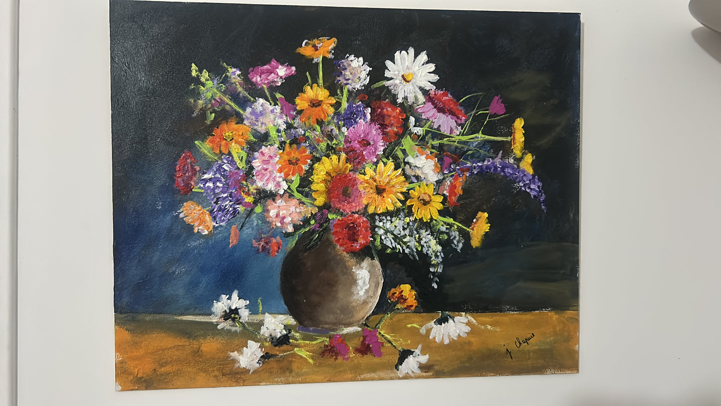 Pintura óleo - Jarra